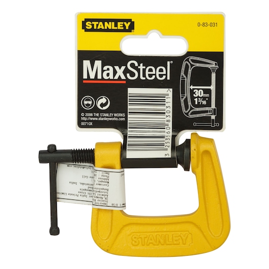 Maxsteel "G" Clamp, 25Mm/1"