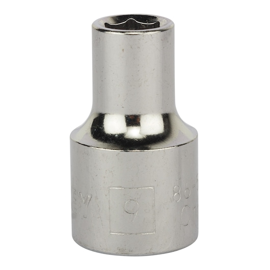 1/2" 6 Pt Standard Socket 9Mm