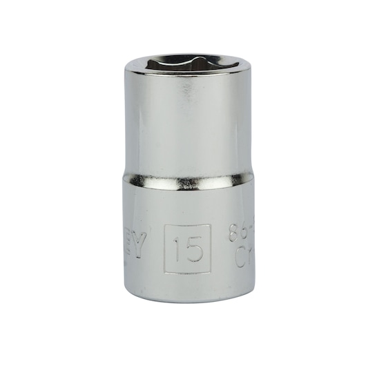 1/2" 6 Pt Standard Socket 15Mm