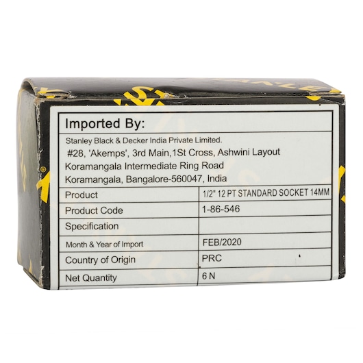 1/2" 12 Pt Standard Socket 14Mm
