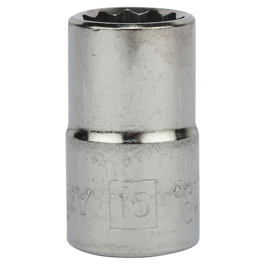 1/2" 12 Pt Standard Socket 15Mm