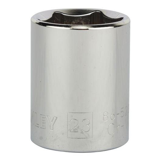 1/2" 6 Pt Standard Socket 23Mm