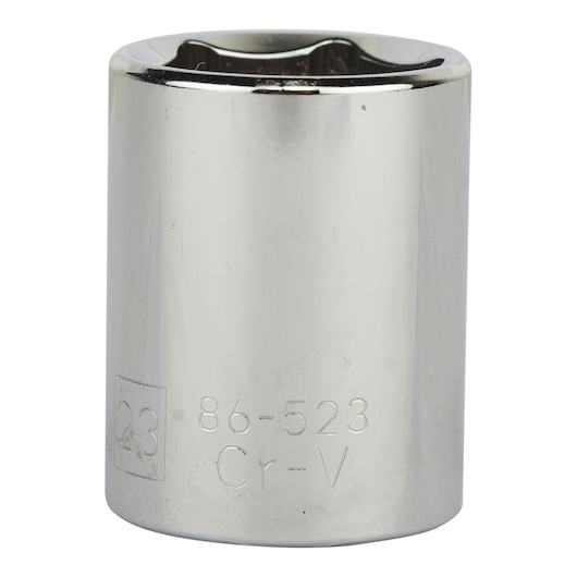 1/2" 6 Pt Standard Socket 23Mm