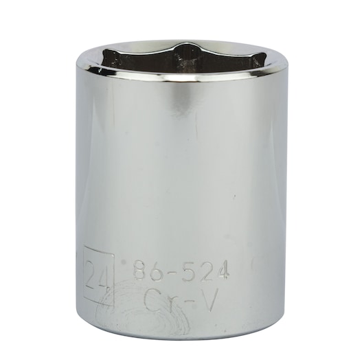 1/2" 6 PT STANDARD SOCKET 24MM