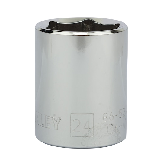 1/2" 6 Pt Standard Socket 24Mm