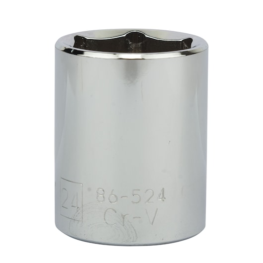 1/2" 6 Pt Standard Socket 24Mm