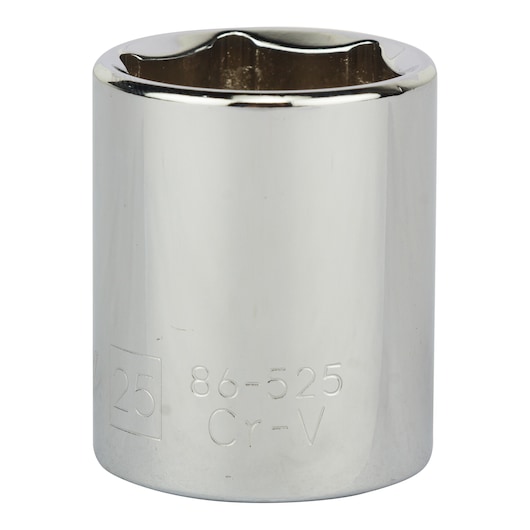 1/2" 6 Pt Standard Socket 25Mm