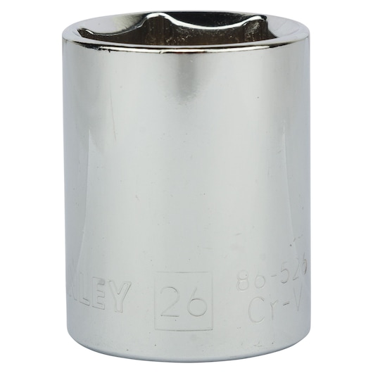 1/2" 6 Pt Standard Socket 26Mm
