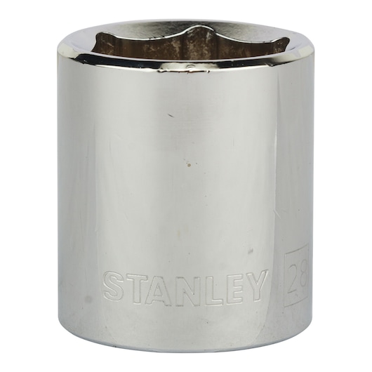 1/2" 6 Pt Standard Socket 28Mm