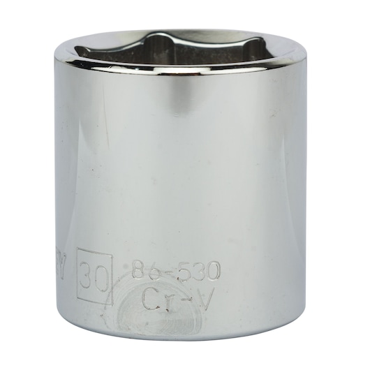 1/2" 6 Pt Standard Socket 30Mm