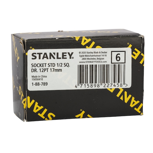 1/2" 12 Pt Standard Socket 17Mm