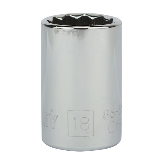 1/2" 12 Pt Standard Socket 18Mm
