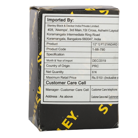 1/2" 12 Pt Standard Socket 18Mm