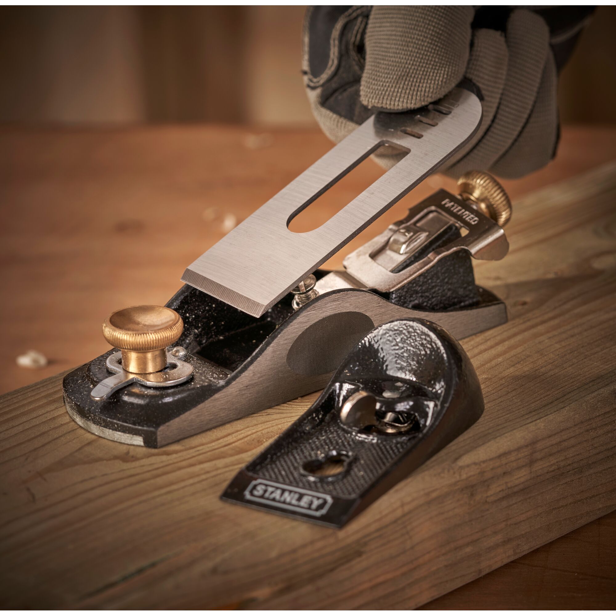 STANLEY® 9-1/2 in. Fully Adjustable Block Plane | STANLEY