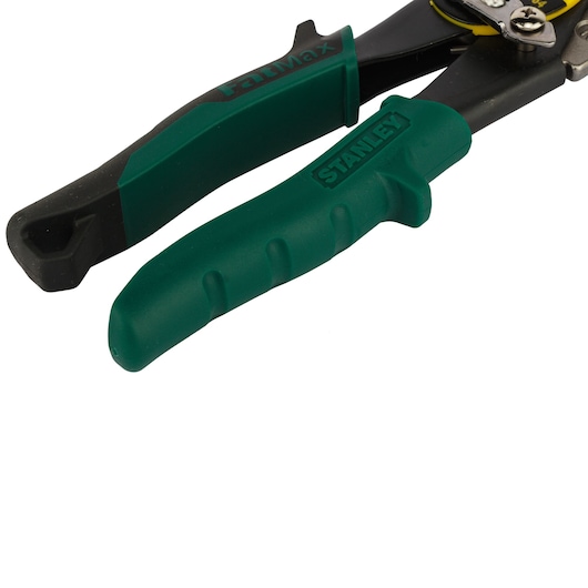 STANLEY® 9-7/8 in. Maxsteel Right Curve Aviation Snips