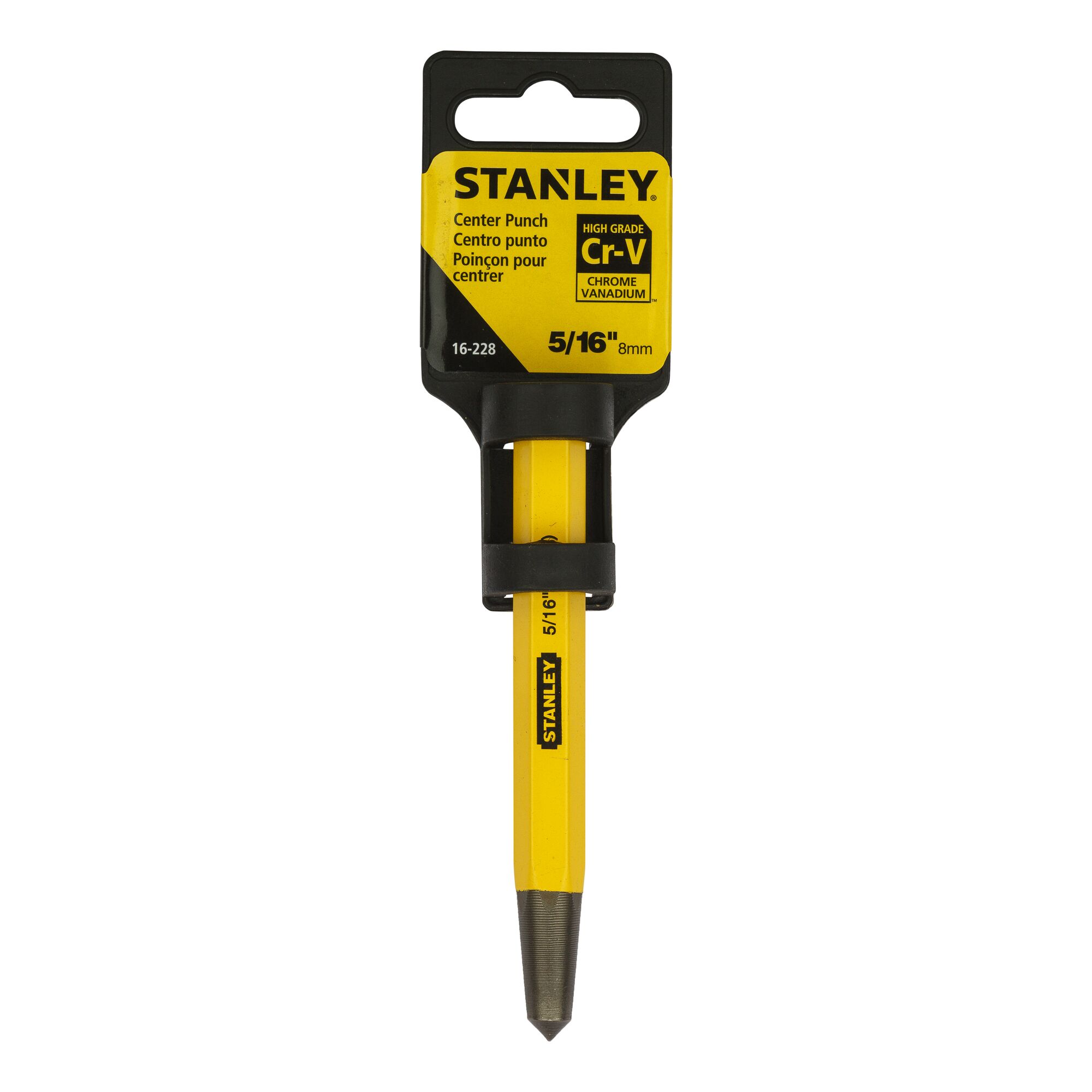 ③8/8 専用　16台 CENTER PUNCH, 8MM-5/16 X 115MM-4 1/2 | STANLEY
