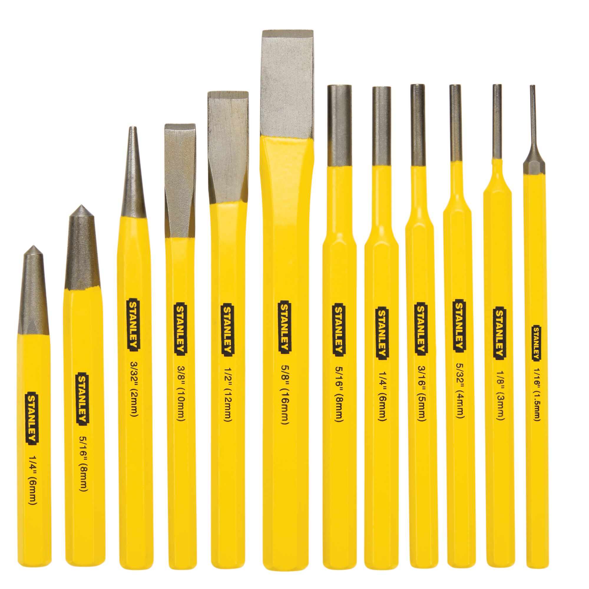 Stanley Punch and Chisel Kit (12-Piece) 16-299 - The Home Depot
