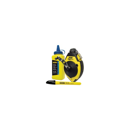 47-681L, STANLEY® FATMAX® Xtreme™Chalk Line Reel 30m with Blue Chalk and Marker, Beauty
