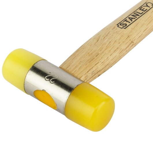 Soft Face Hammer W/Wood Handle, 22Mm