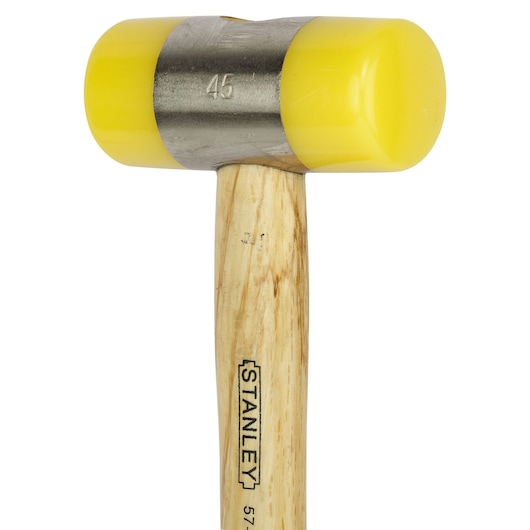 Soft Face Hammer W/Wood Handle, 45Mm