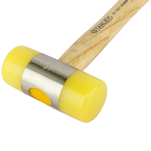 Soft Face Hammer W/Wood Handle, 45Mm