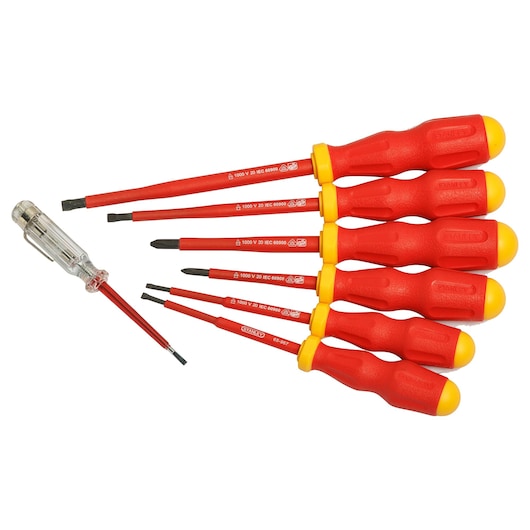 Vde Screwdrivers Set Of 6  Pcs.