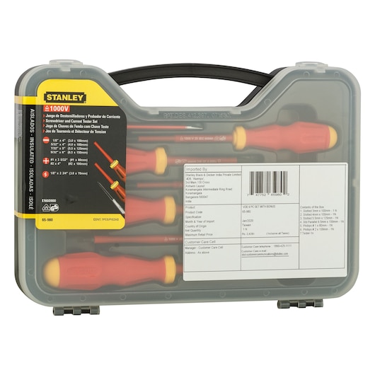 Vde Screwdrivers Set Of 6  Pcs.