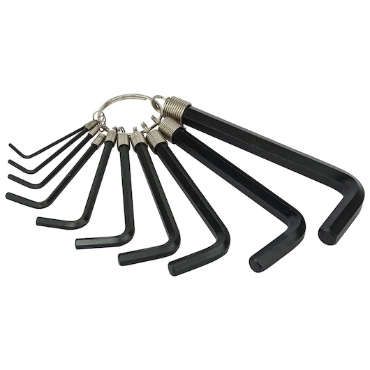 Inch Hex Key Set-Ring (10 pc.)