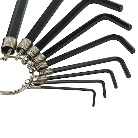 Inch Hex Key Set-Ring (10 pc.)