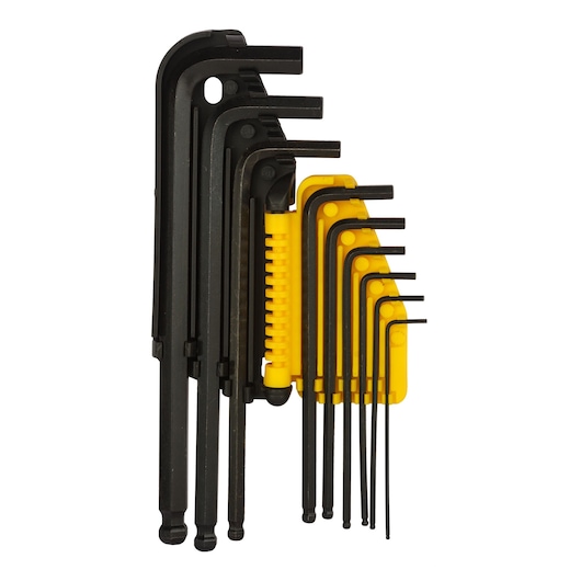 (9  Pcs.) Long Arm Ball Hex Key Set Metric