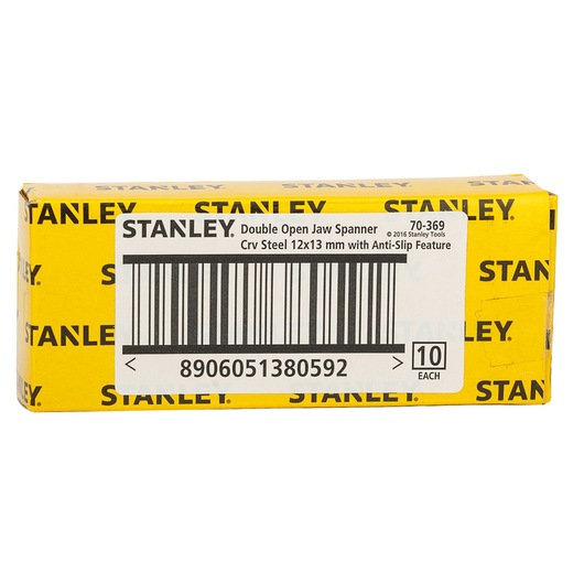 DOUBLE ENDED OPEN JAW CRV SPANNER 12X13MM