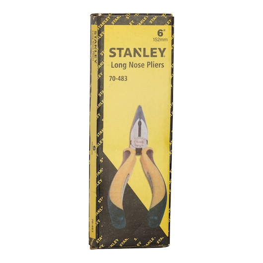 6" Long Nose Plier Double Colour Sleeve