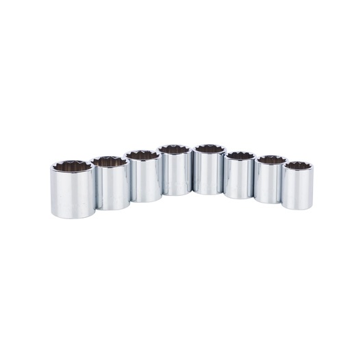 25PC 1/2 SQ. DR.12PT SOCKET SET IMP