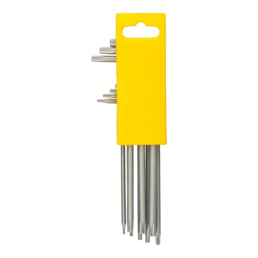 8 Pcs,Long L-Type Tamperproof Torx, Hexkey