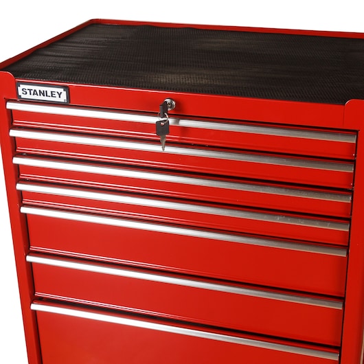 ROLLING CABINET 7 DRAWERS - RED