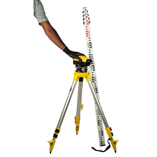Al24G Optical Level - Site Pack Set With Tripod And Staff