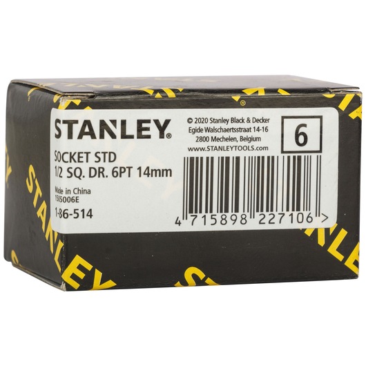 1/2" 6 Pt Standard Socket 14Mm