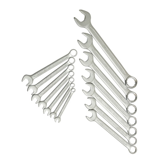 Slimline Combination Spanner, 14  Pcs Met 10-32 Mm