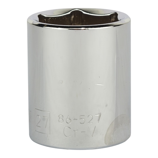 1/2" 6 Pt Standard Socket 27Mm