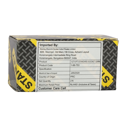 1/2" 6 Pt Standard Socket 32Mm