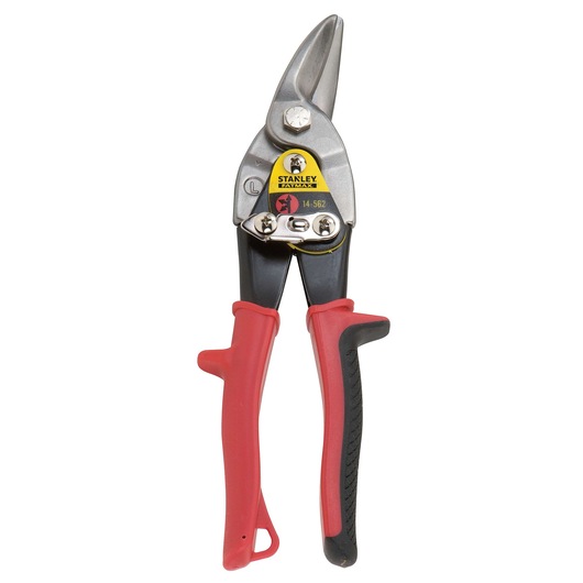 Left profile of fat max left curve compound action aviation snips.