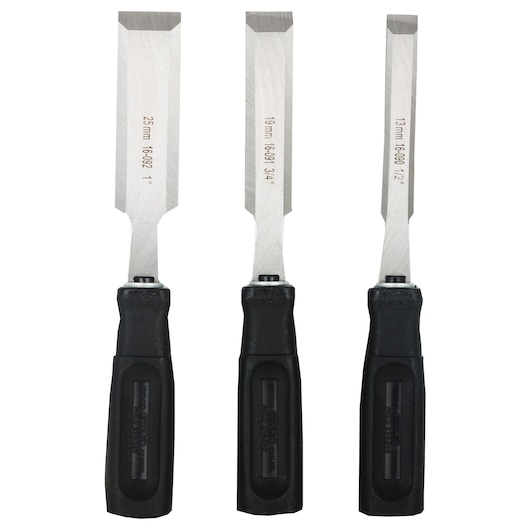 Wood Chisel Set, 3  Pcss