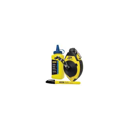 47-681L, STANLEY® FATMAX® Xtreme™Chalk Line Reel 30m with Blue Chalk and Marker, Beauty