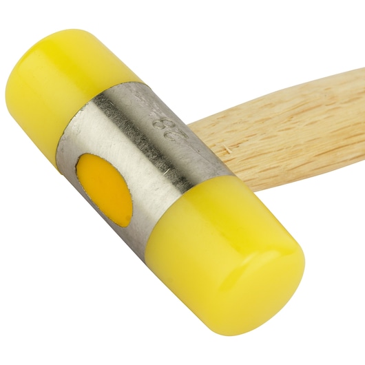 Soft Face Hammer W/Wood Handle, 28Mm