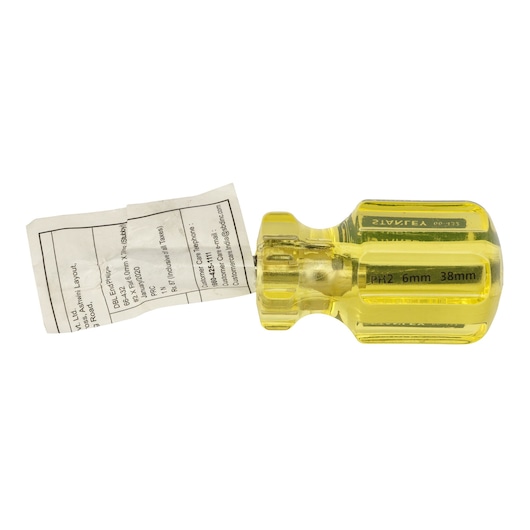 Phillips #2 X Flat 6.0Mm X 28Mm  (Stubby)