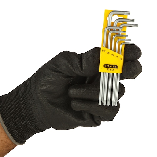 8 Pcs,Long L-Type Tamperproof Torx, Hexkey