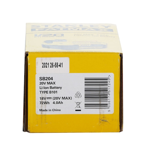 20V 4.0Ah Lithium-Ion Battery