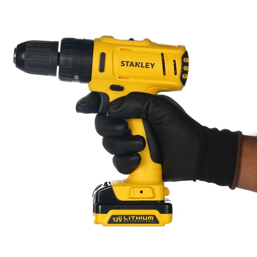 10Mm Cordless Percussion Screwdriver + Carrying Case + Ac