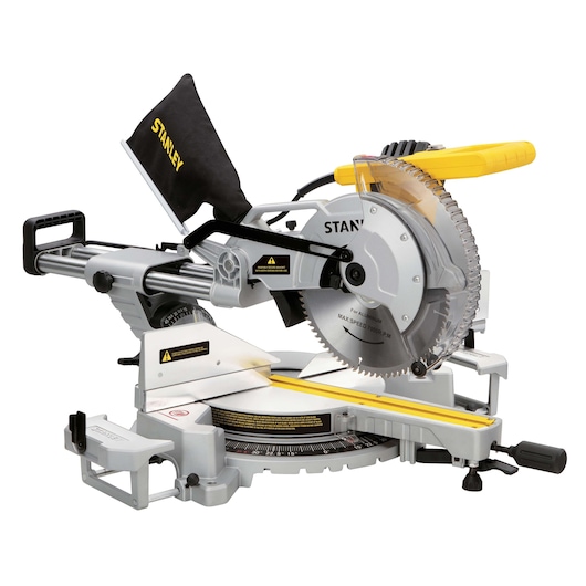 1800W 254mm Double Bevel Sliding Mitre Saw