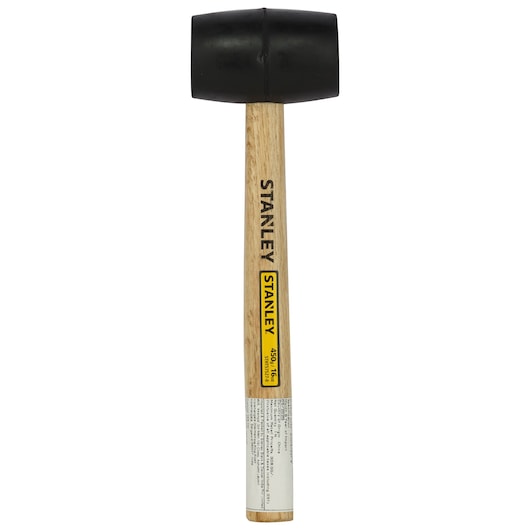16 Oz. Wood Handle Rubber Mallet